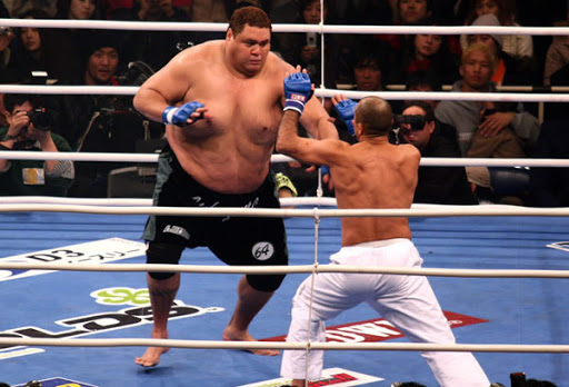 相扑mma比赛,相扑大吨位对决