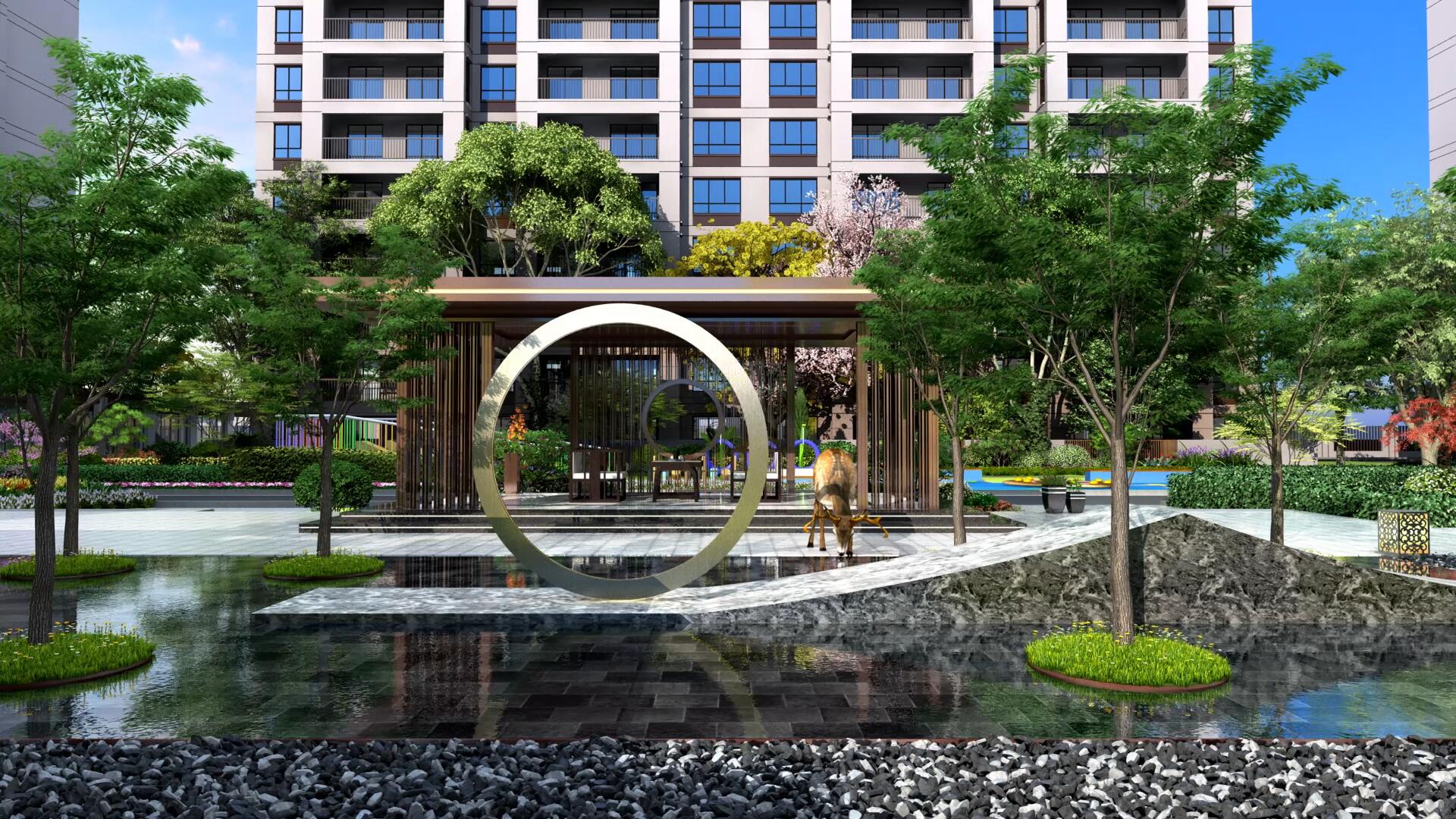 三维动画案例 |朗宸·延州郡，一湖对饮，千年风月