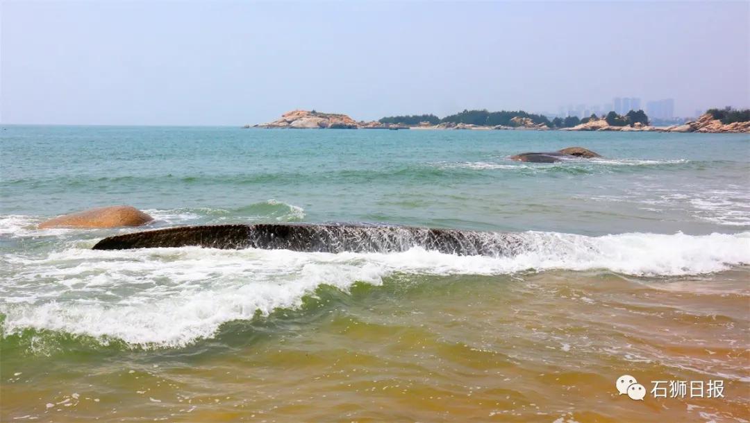 一片美丽的沙滩,石狮最美海滩