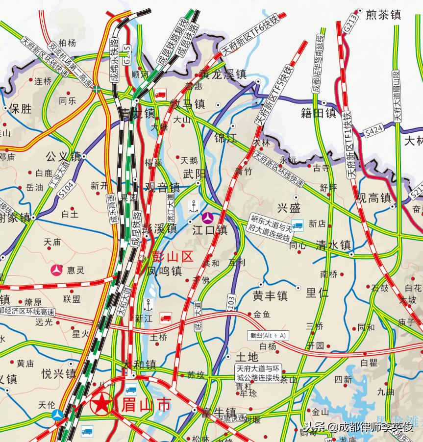 岷东大道成都双流区段全线贯通，眉山到成都不再绕行黄龙溪古镇