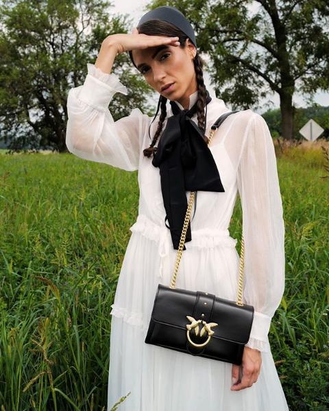 燕子轻奢小众包,pinko压花燕子包哪款好看