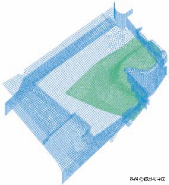 基于Dynaform的汽车翼子板修边废料下滑模拟研​究