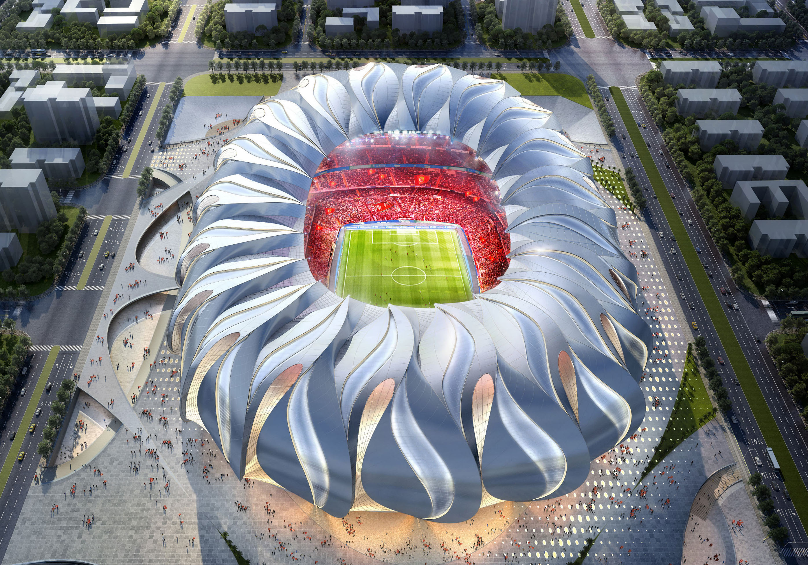 恒大新球场方案出炉,恒大再建两座8万人球场谁用