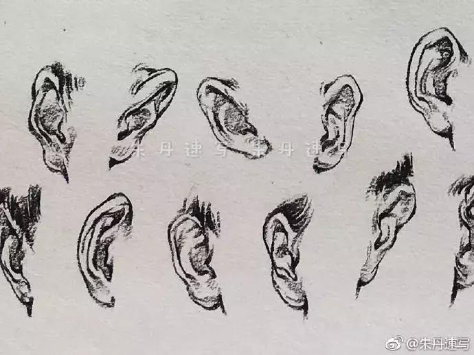 速写看一眼画一笔,用速写的方法画肖像画