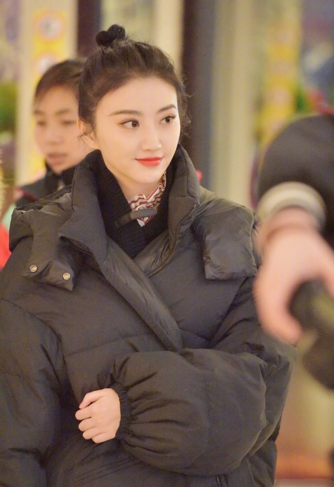 娜扎同款双丸子头,娜扎同款丸子头可爱俏皮女友感