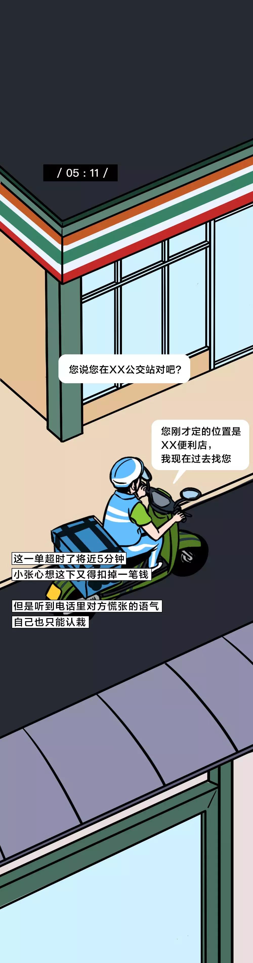 外卖小哥的真实状态漫画,外卖小哥真实图片大全