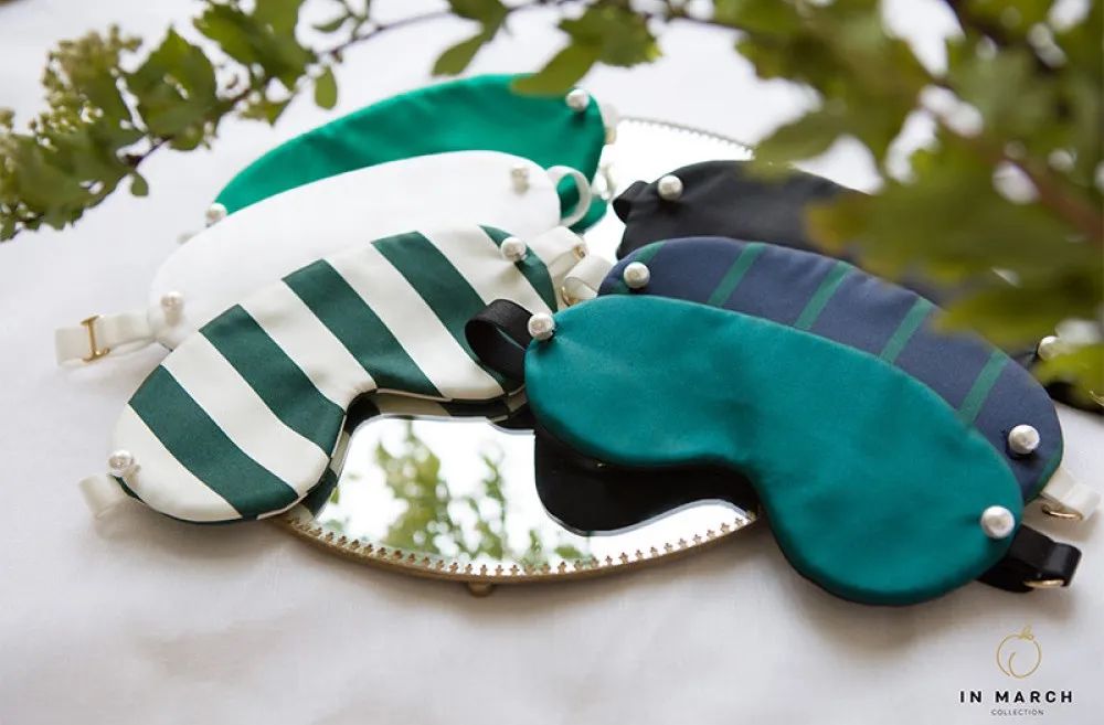 夏季必备真丝枕套,真丝枕套眼罩套盒