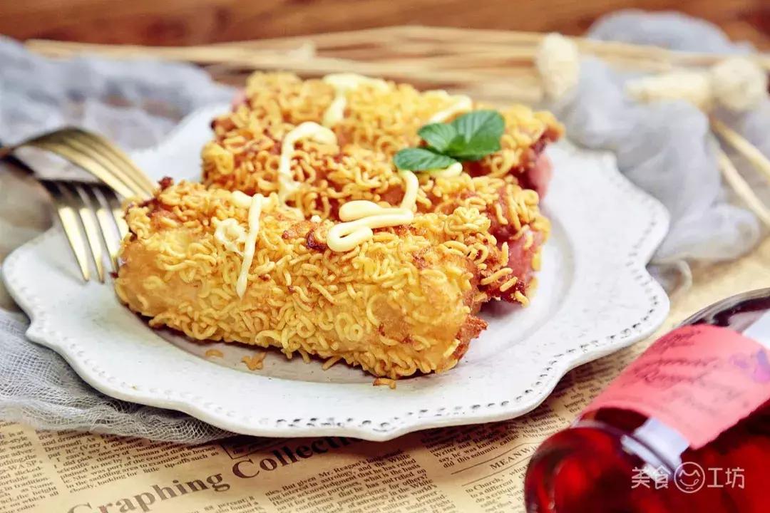 不用面包糠也能炸猪排,不用面包糠做美食9岁以下