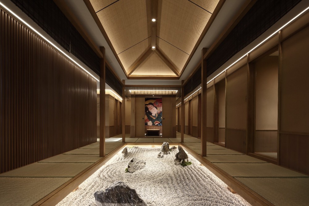 日式禅意餐厅设计图,龙吟大江户简介