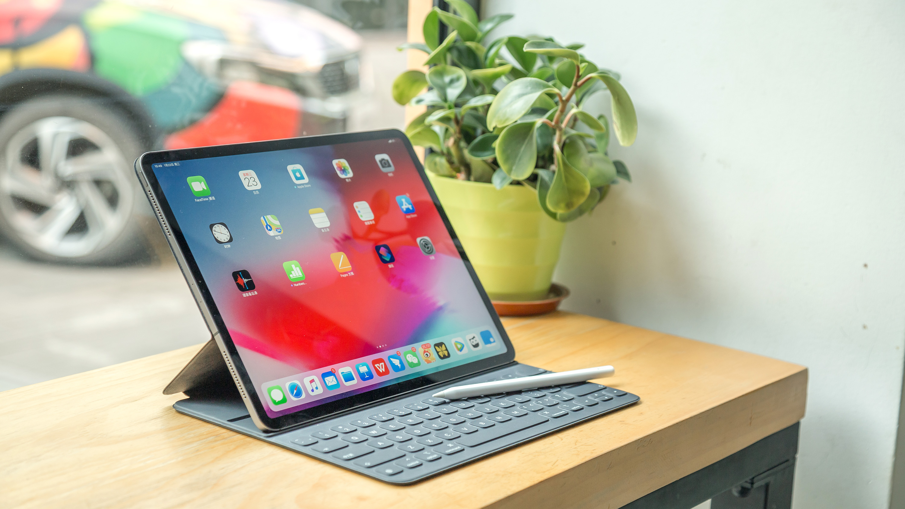 出差带平板工作,出差带ipadpro变弯