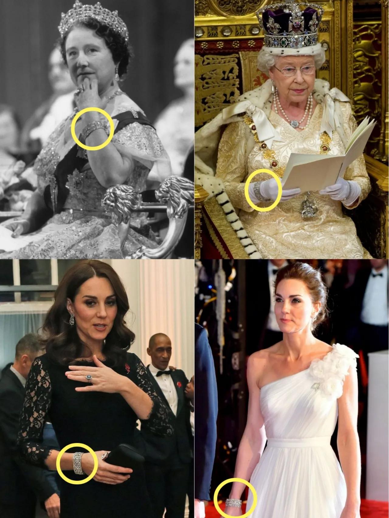 凯特王妃戴过戴安娜的什么珠宝,凯特王妃佩戴女王珠宝