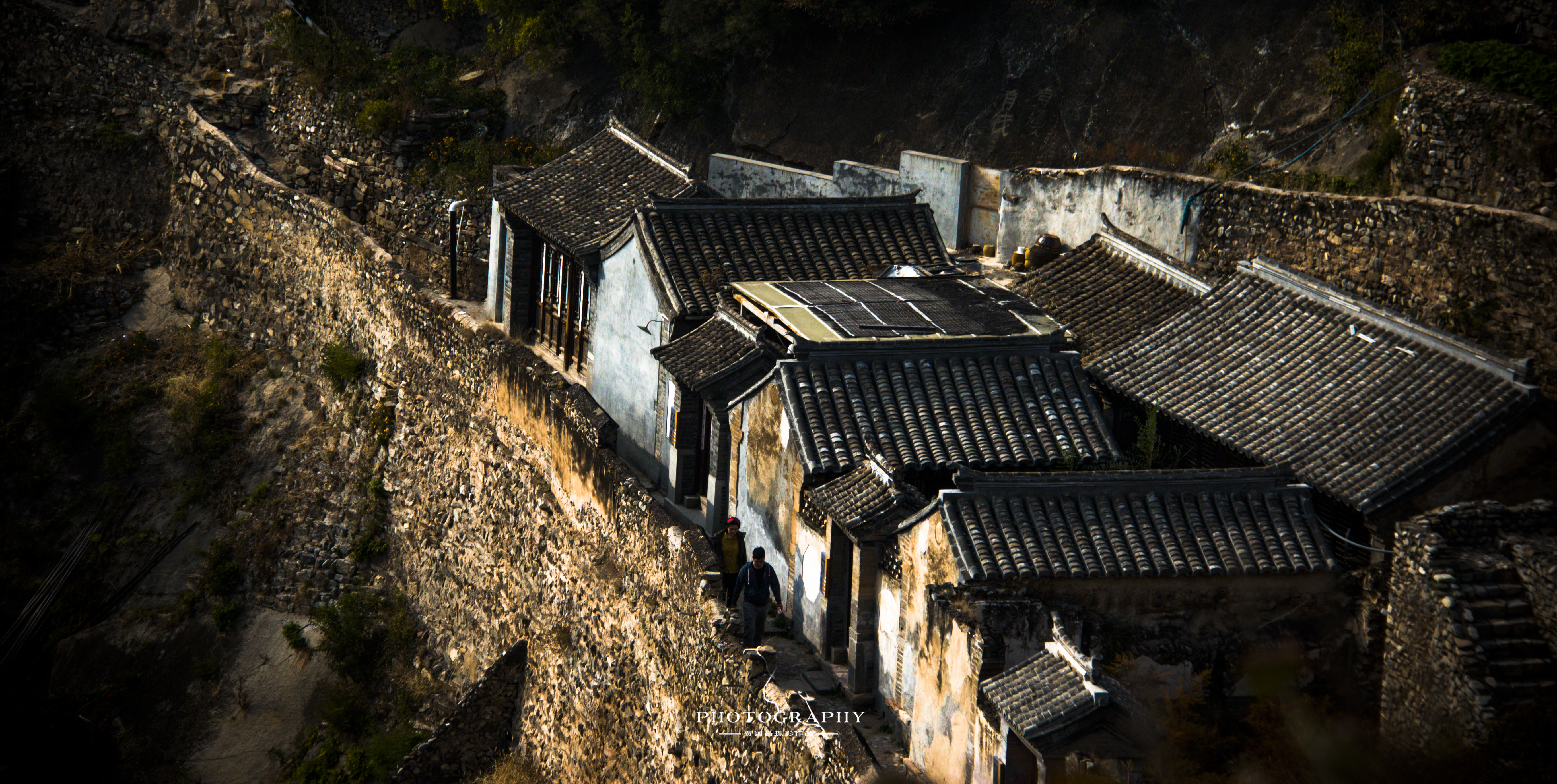 哪里可以拍爨底下村全景,美丽的爨底下村