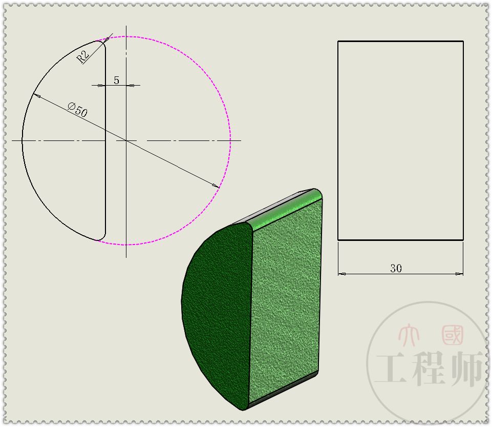 solidworks偏心柱塞泵装配体教程,用solidworks绘制泵轴