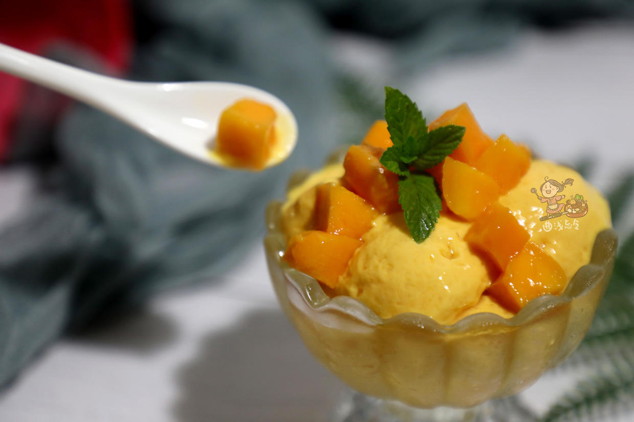 没有材料怎么做水果沙冰,沙冰制作方法不用榨汁机