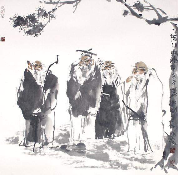 刘邦决定废掉太子,却发现他身旁有4个老头,悲叹:戚夫人死定了