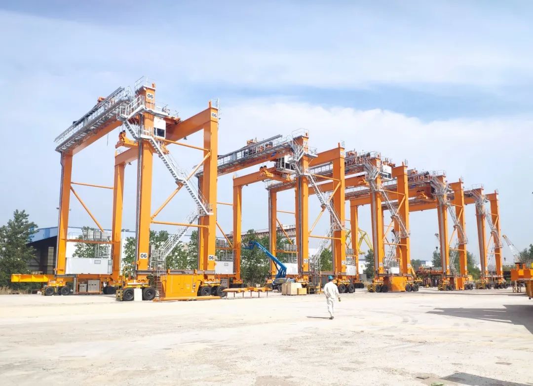 18台RTG出海啦!南通中远重工完成科尼公司RTG项目