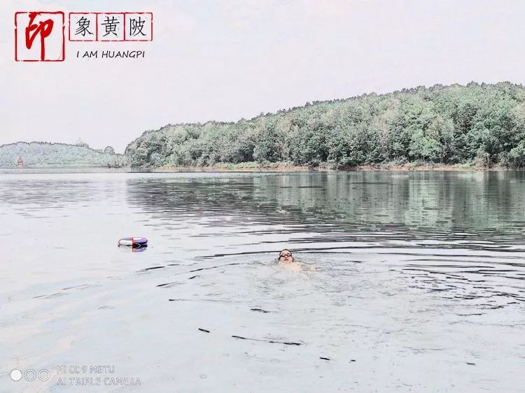 秋湖游泳,武汉木兰湖游泳