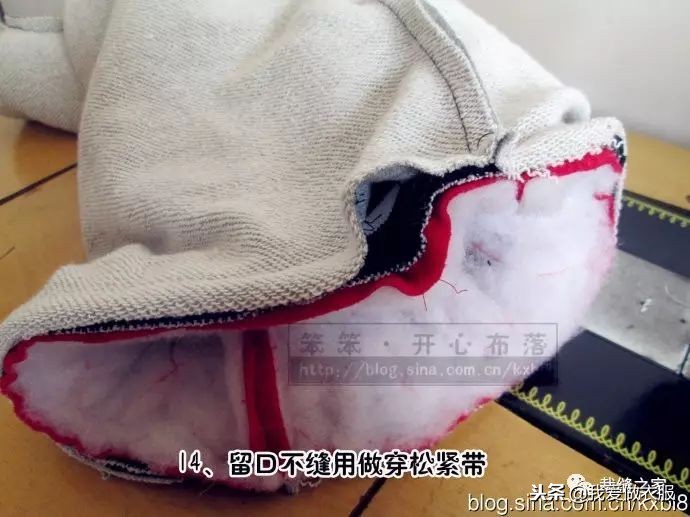 儿童棉裤缝制教程,男士双层棉裤的裁剪图