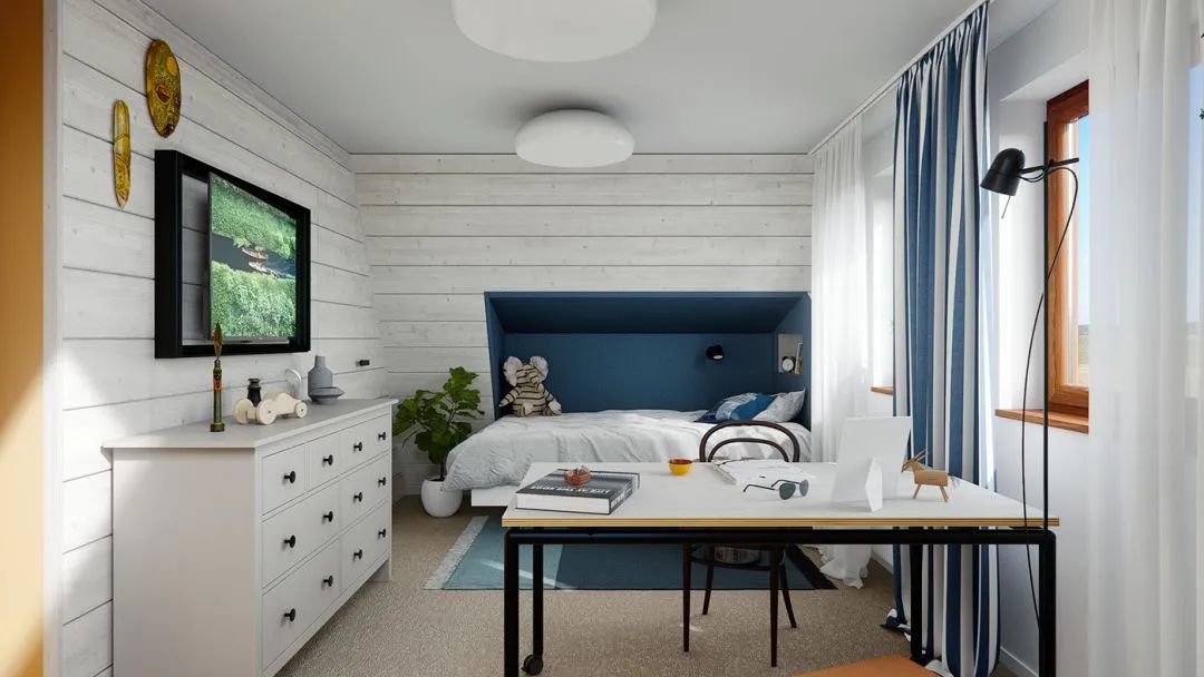 低矮斜顶阁楼鸡肋空间利用,矮小斜顶阁楼用的沙发