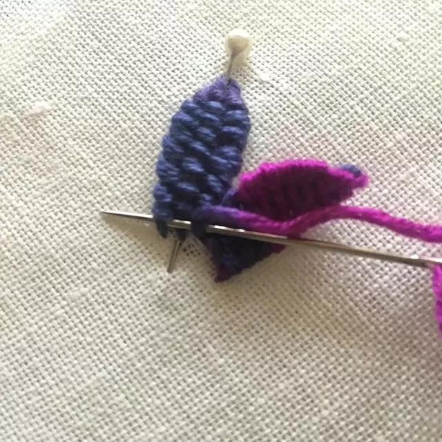 刺绣教程4种简单的小花图案,精美的立体花朵刺绣教程