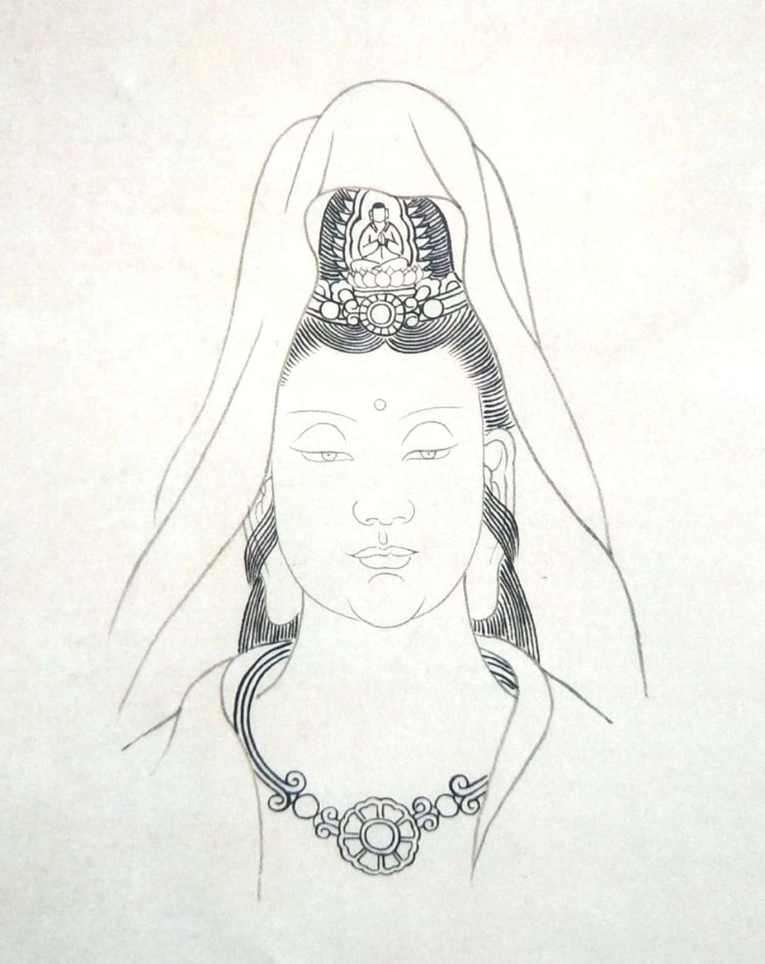 南无观世音菩萨图片国画,南无观世音菩萨绘画