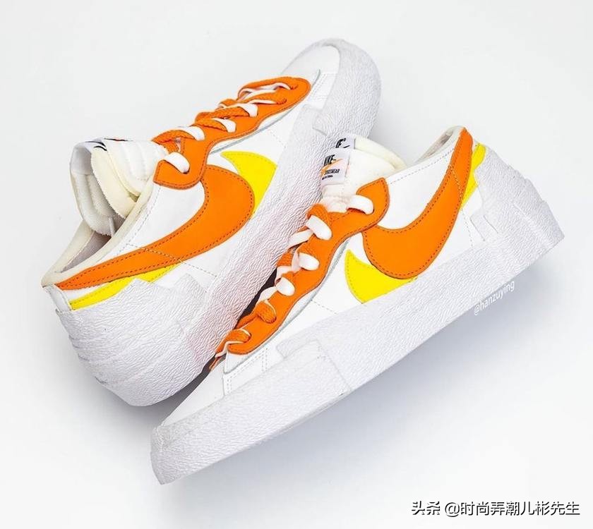 sacaixnikeblazerlow白橙,sacaixnike测评