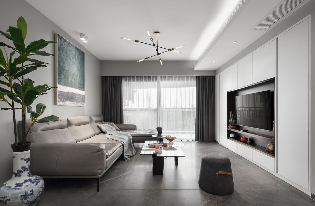 现在装修不流行电视柜了吗,家里装这种电视柜绝对养眼