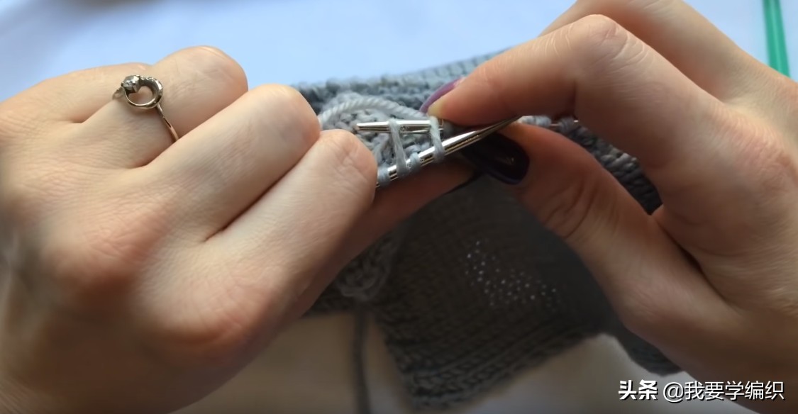 v领挑边怎么织,织毛衣织螺纹哪一个好看