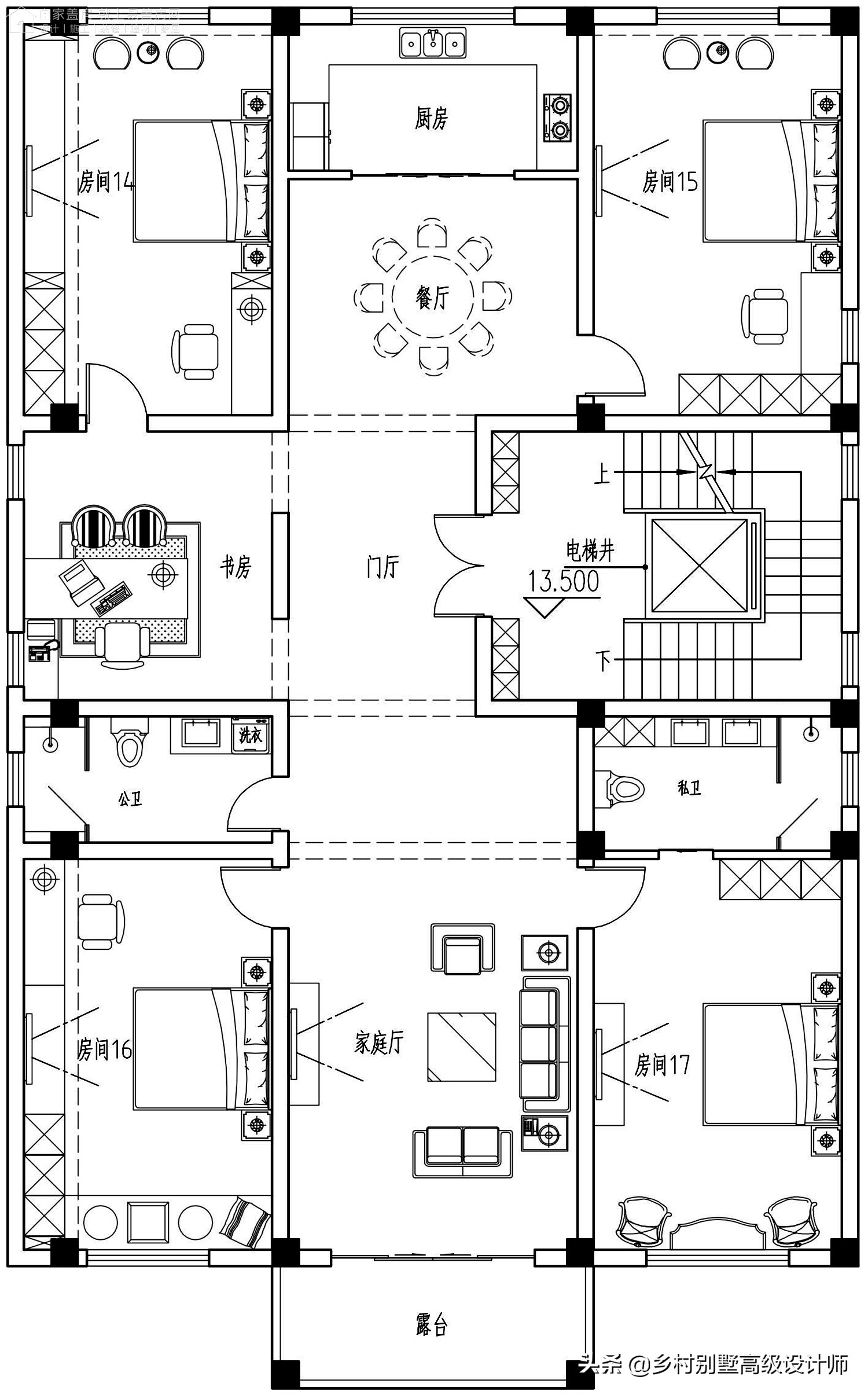 孝感新中式别墅,湖北孝感现代风别墅