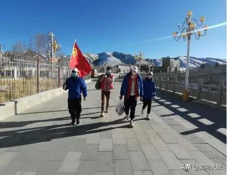 抗击疫情的青年突击队照片,碌曲突击队
