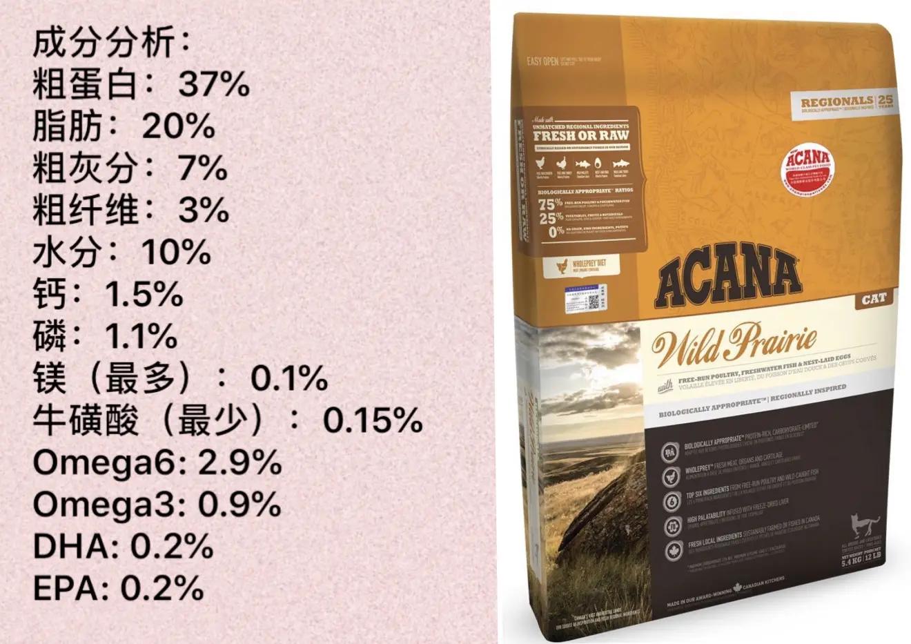 acana爱肯拿什么档次,幼猫猫粮推荐acana爱肯拿