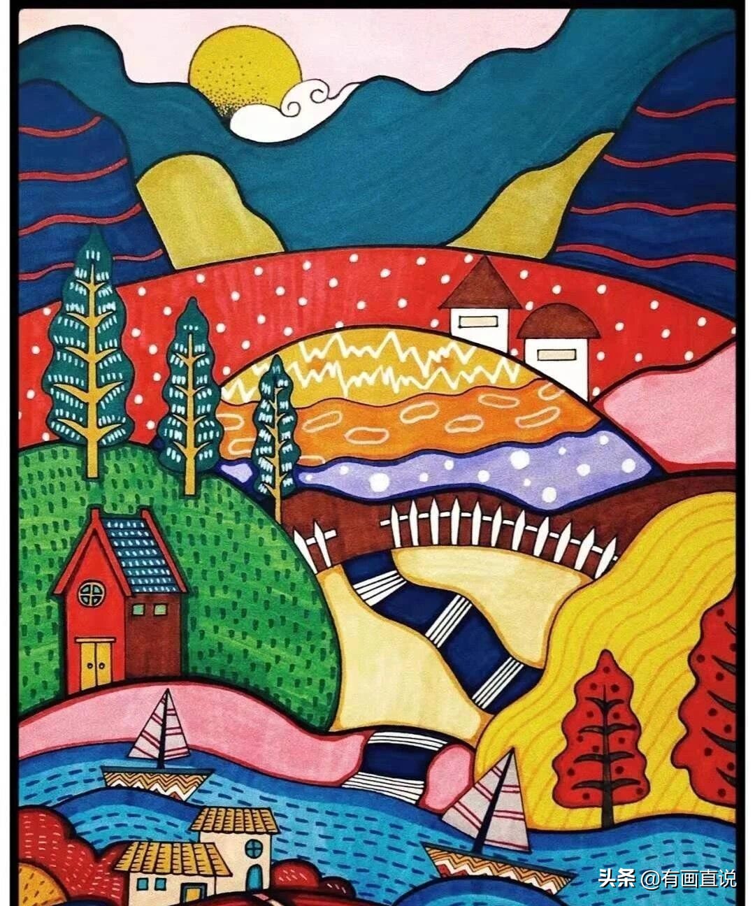 儿童创意画9-12岁,儿童创意画7-8岁创意画入门教程