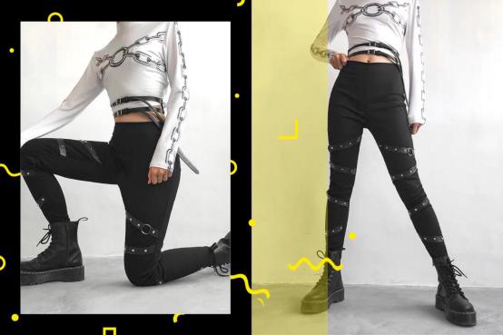 潮流港风穿搭,复古港风休闲显瘦穿搭