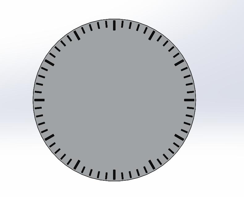 用solidworks数字阵列一个表盘刻度，内含建模视频