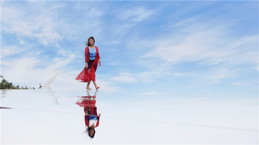 初夏河南,找寻童心,邂逅伏羲山的斜阳,一颗心萌化在云上牧场