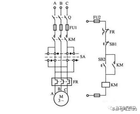 电机正反转控制线路原理,220v电机正反转原理