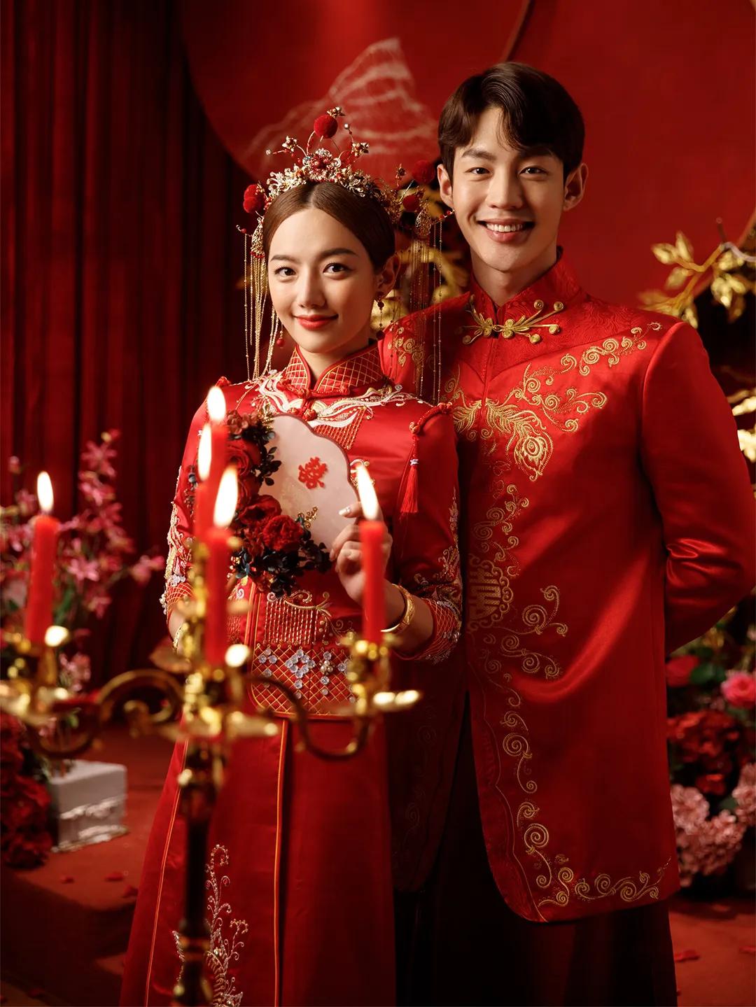 室内婚纱摄影风格推荐,新中式国风婚纱照推荐