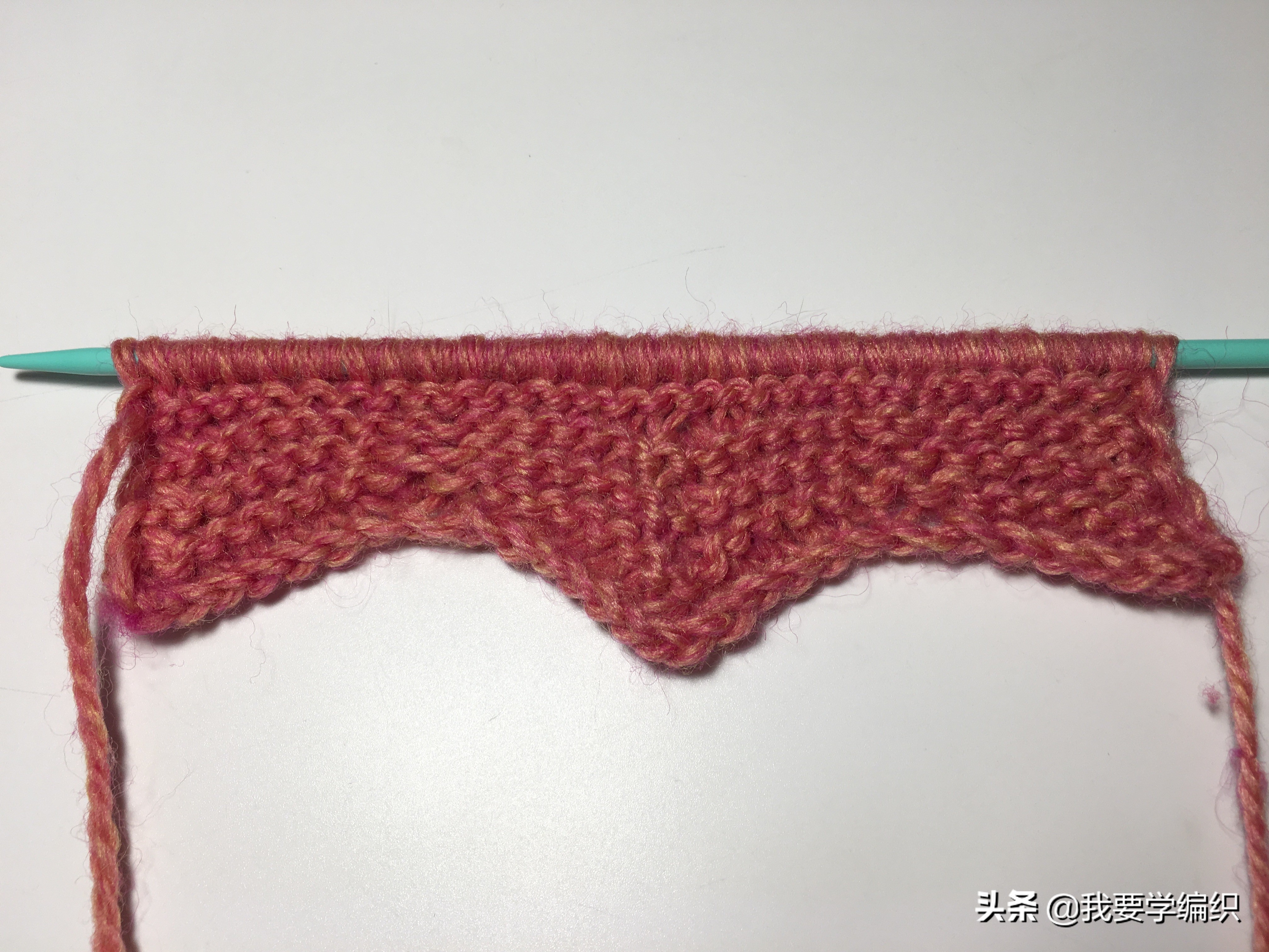 波浪围巾钩织教程,棉花糖毛线编织波浪围巾