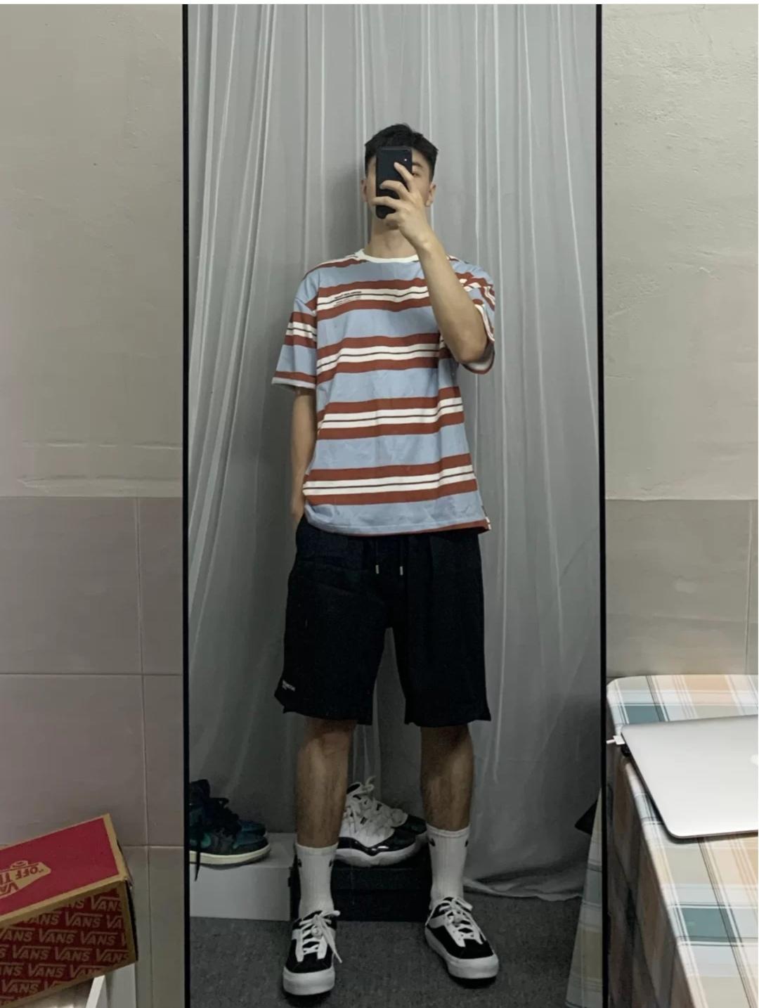 170微胖男生工装裤穿搭技巧,175男生如何穿短裤不显个子矮