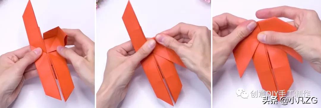 一张纸折精美花蝴蝶教程,会飞纸蝴蝶折法慢教程