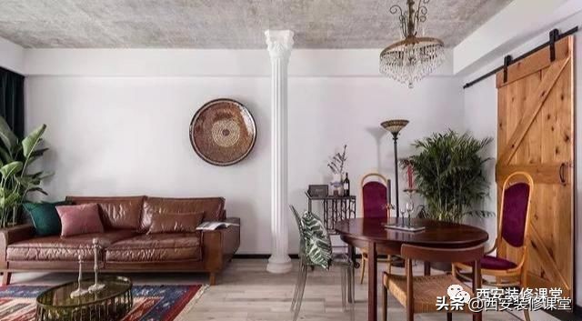 屋里有个柱子怎么装修,屋子里有柱子怎么装修