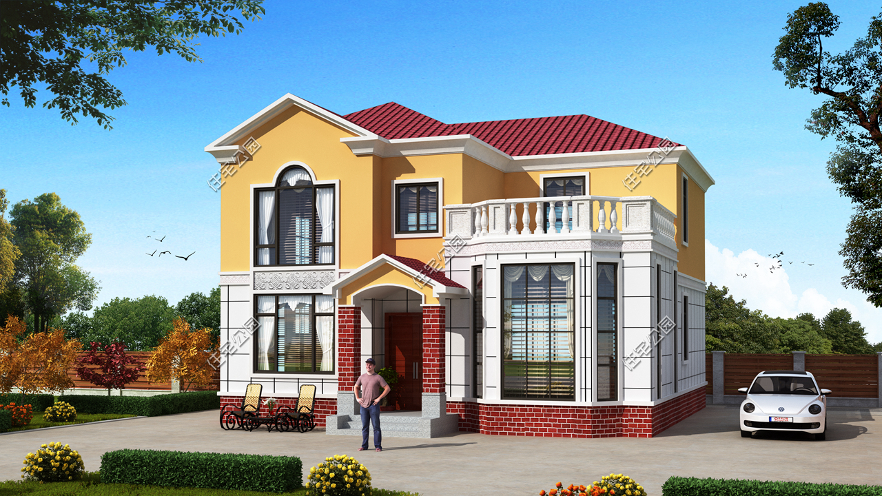 10款别墅一层带阁楼设计图,100套双层别墅设计图