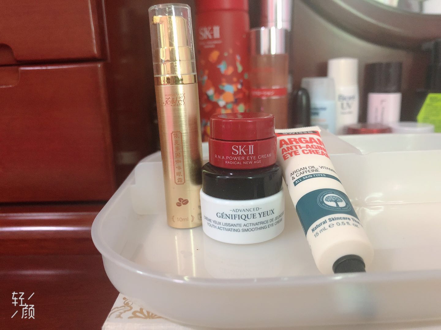 sk2金钻和兰蔻菁纯眼霜哪个好用,兰蔻大眼精华sk2大眼眼霜