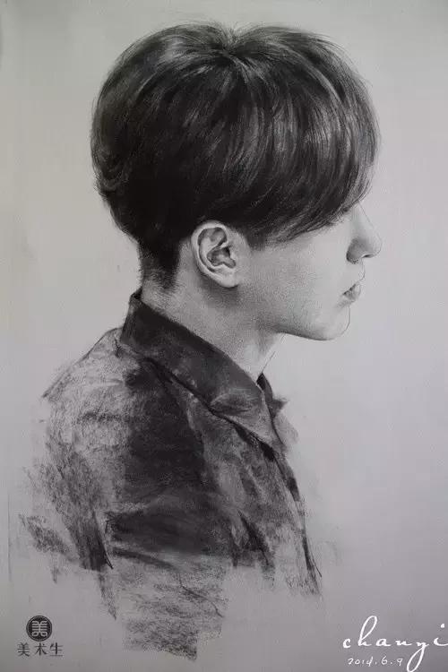 明星素描图片大全大图,画明星素描视频教程