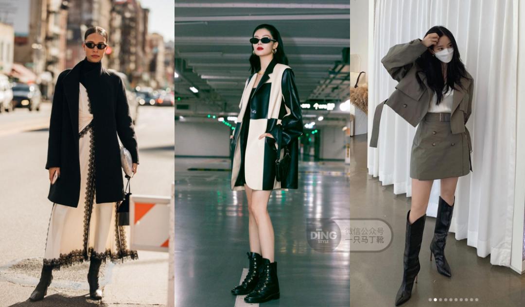 今冬靴子这样搭配就好保暖还耐看,小个子适合穿哪款冬季靴子