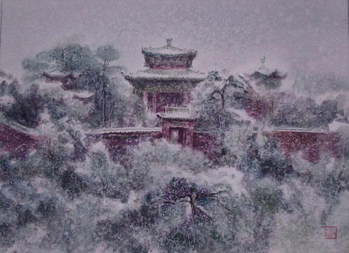 宁波著名水彩画家孙宁,孙宁水彩100幅欣赏