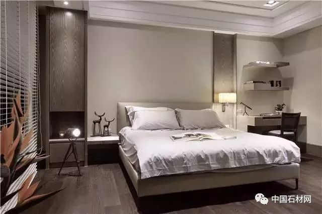 现代简约全屋大理石别墅效果图,轻奢风装修大理石别墅图片