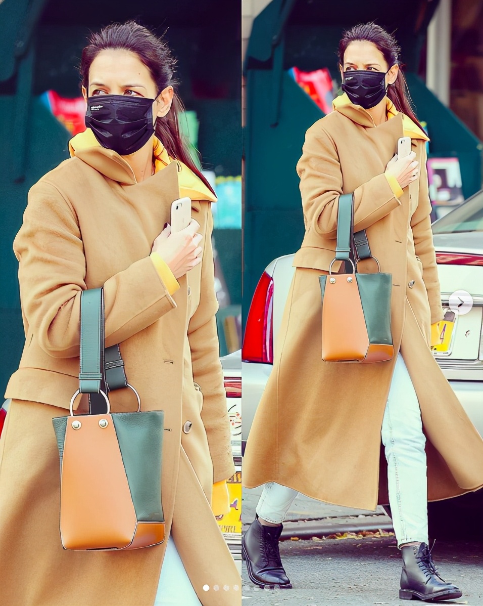 前汤嫂穷人百变穿搭术，一件驼色大衣撑起一个冬天，每次都不同