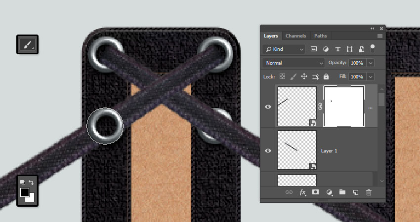ps怎么做创意字体描边,ps鞋带花边怎么设计