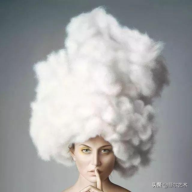 美女画家画美女，怎么看怎么美，看着她的画呼吸都要停滞了